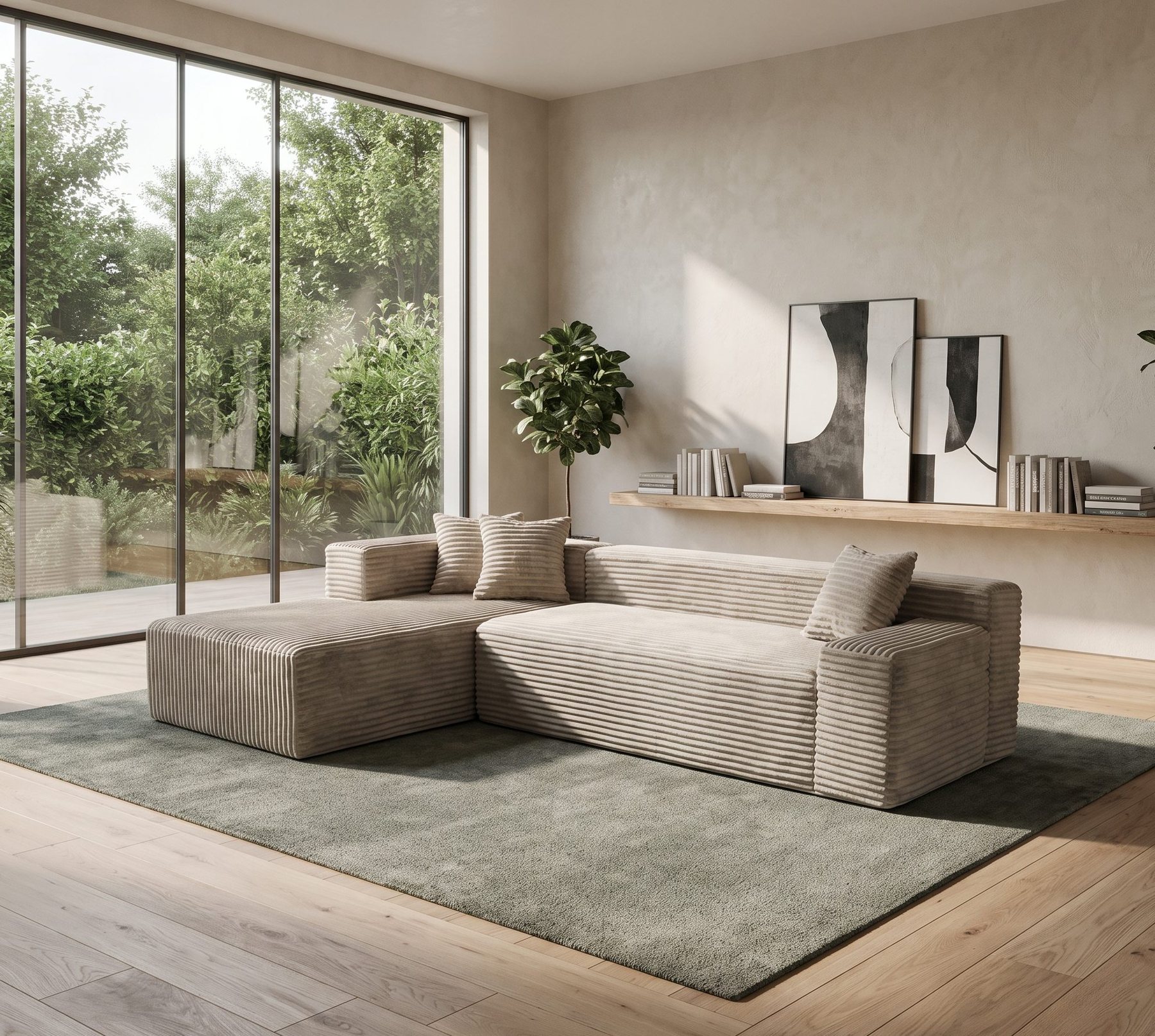 Honglinhai compressed memory foam corner sofa